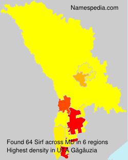Surname Sirf in Moldova Surname Sirf in Moldova