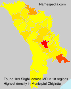 Surname Sirghii in Moldova Surname Sirghii in Moldova