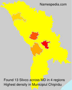 Surname Slivco in Moldova Surname Slivco in Moldova