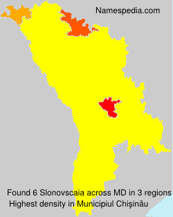 Surname Slonovscaia in Moldova Surname Slonovscaia in Moldova