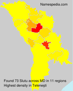 Surname Slutu in Moldova Surname Slutu in Moldova