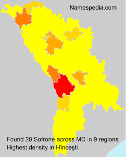 Surname Sofrone in Moldova Surname Sofrone in Moldova