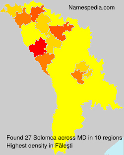 Surname Solomca in Moldova Surname Solomca in Moldova