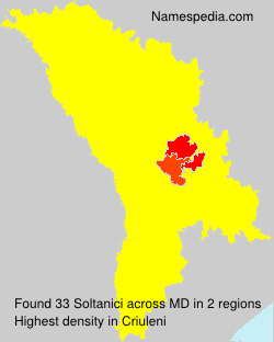Surname Soltanici in Moldova Surname Soltanici in Moldova