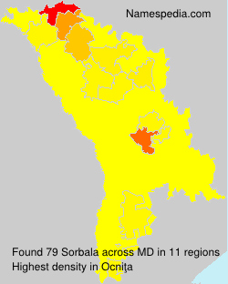 Surname Sorbala in Moldova Surname Sorbala in Moldova
