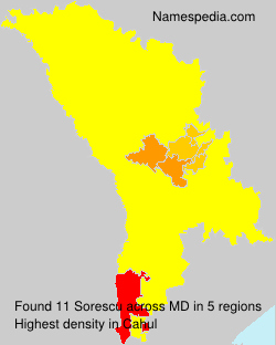 Surname Sorescu in Moldova Surname Sorescu in Moldova
