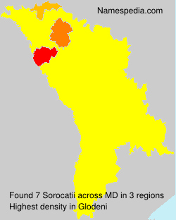 Surname Sorocatii in Moldova Surname Sorocatii in Moldova