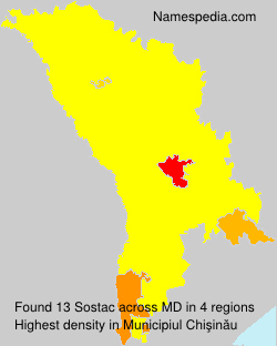 Surname Sostac in Moldova Surname Sostac in Moldova