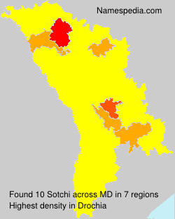 Surname Sotchi in Moldova Surname Sotchi in Moldova