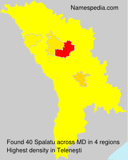 Surname Spalatu in Moldova Surname Spalatu in Moldova