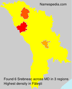 Surname Srebneac in Moldova Surname Srebneac in Moldova