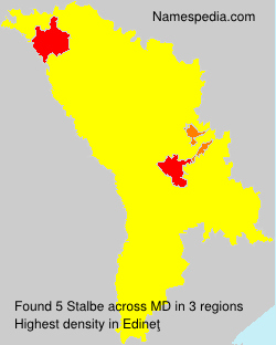 Surname Stalbe in Moldova Surname Stalbe in Moldova