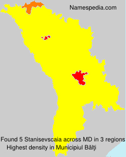 Surname Stanisevscaia in Moldova