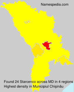 Surname Starcenco in Moldova Surname Starcenco in Moldova