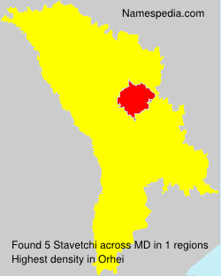 Surname Stavetchi in Moldova Surname Stavetchi in Moldova