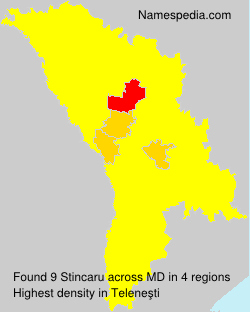Surname Stincaru in Moldova Surname Stincaru in Moldova