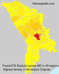 Surname Stratulat in Moldova Surname Stratulat in Moldova