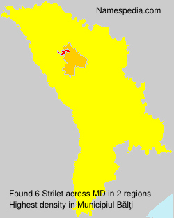 Surname Strilet in Moldova Surname Strilet in Moldova