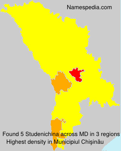 Surname Studenichina in Moldova