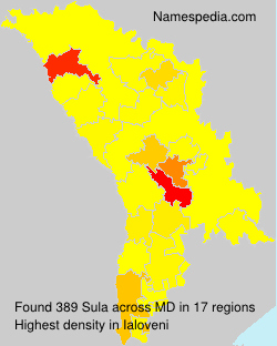 Surname Sula in Moldova Surname Sula in Moldova