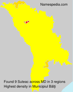 Surname Suteac in Moldova