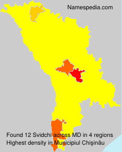 Surname Svidchi in Moldova Surname Svidchi in Moldova