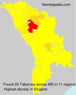 Surname Tabarcea in Moldova Surname Tabarcea in Moldova