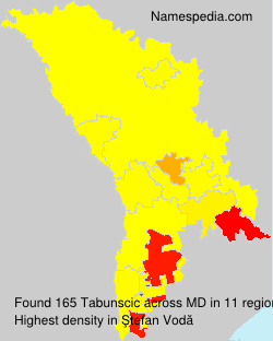 Surname Tabunscic in Moldova Surname Tabunscic in Moldova