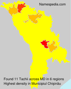 Surname Tachii in Moldova Surname Tachii in Moldova