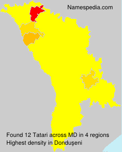 Surname Tatari in Moldova Surname Tatari in Moldova