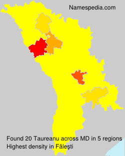 Surname Taureanu in Moldova Surname Taureanu in Moldova