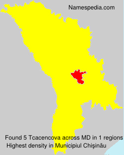 Surname Tcacencova in Moldova