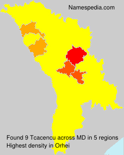 Surname Tcacencu in Moldova Surname Tcacencu in Moldova