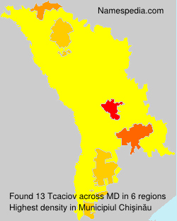 Surname Tcaciov in Moldova Surname Tcaciov in Moldova