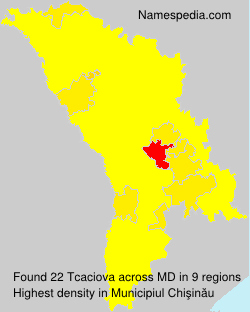 Surname Tcaciova in Moldova Surname Tcaciova in Moldova