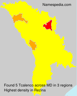 Surname Tcalenco in Moldova