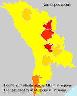 Surname Teleuta in Moldova Surname Teleuta in Moldova