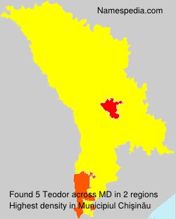 Surname Teodor in Moldova Surname Teodor in Moldova