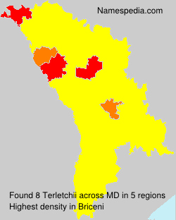 Surname Terletchii in Moldova Surname Terletchii in Moldova