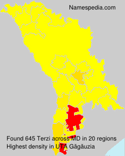 Surname Terzi in Moldova Surname Terzi in Moldova