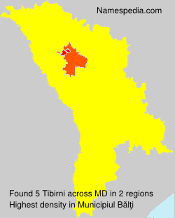 Surname Tibirni in Moldova Surname Tibirni in Moldova