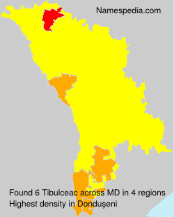 Surname Tibulceac in Moldova Surname Tibulceac in Moldova