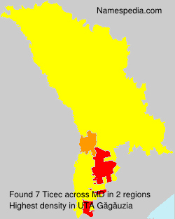 Surname Ticec in Moldova Surname Ticec in Moldova