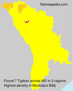 Surname Tiglean in Moldova Surname Tiglean in Moldova