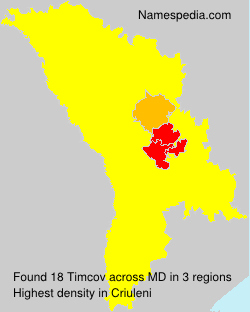 Surname Timcov in Moldova Surname Timcov in Moldova
