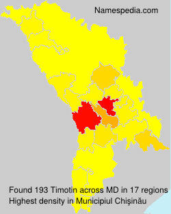 Surname Timotin in Moldova Surname Timotin in Moldova