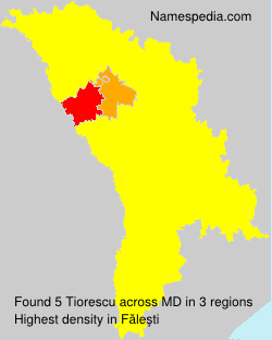 Surname Tiorescu in Moldova Surname Tiorescu in Moldova