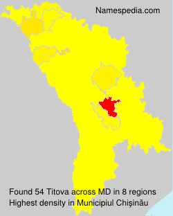 Surname Titova in Moldova Surname Titova in Moldova