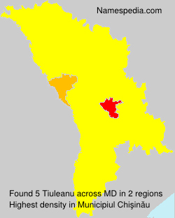 Surname Tiuleanu in Moldova Surname Tiuleanu in Moldova