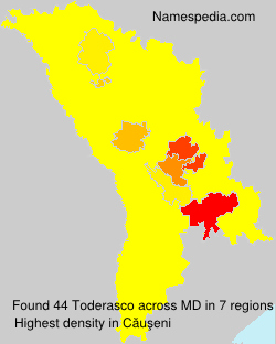 Surname Toderasco in Moldova Surname Toderasco in Moldova